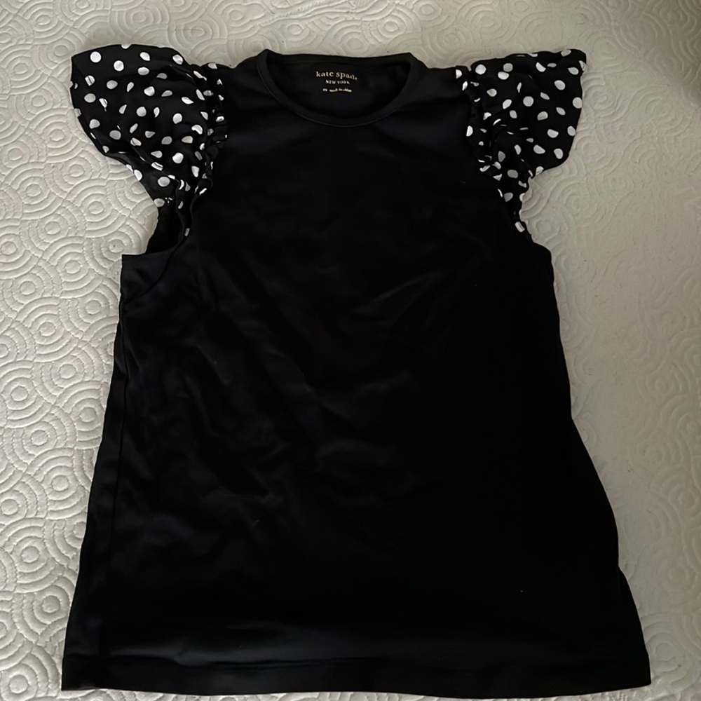 Kate Spade flutter sleeve top